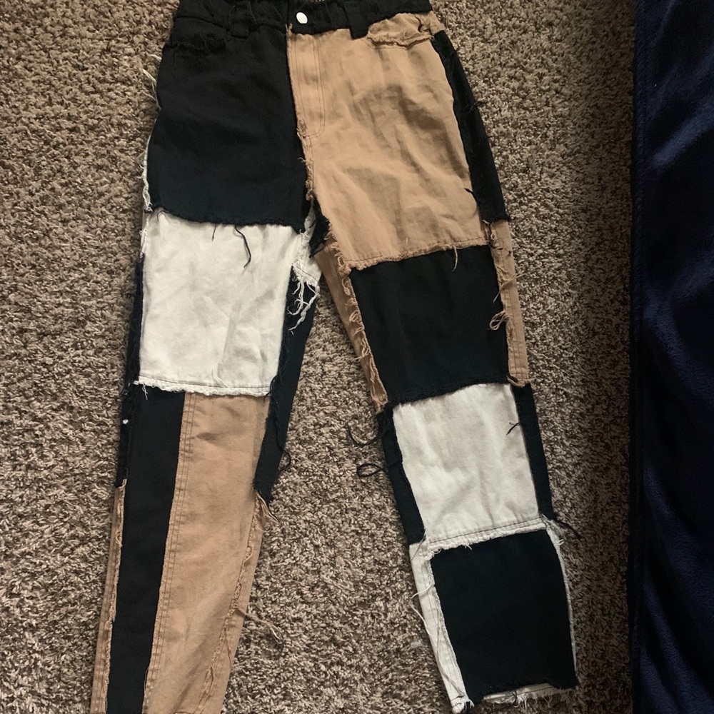 Patchwork jeans